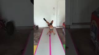 Practice Makes Perfect  #shorts #gymnast #gymnastics #danceislife