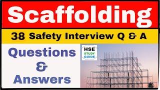 Scaffolding Safety interview questions & answers in hindi | Scaffolding interview questions & answer