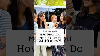 Mother to 11: What My Kids Eat in a Day (24 Hours!) #shorts #healthyeating #snacks