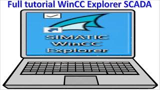 WinCC Explorer V8 SCADA connect with PLC full tutorial in 9 hours