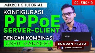PPPoE Radius Server with User-Manager - MIKROTIK TUTORIAL [ENG SUB]