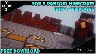 TOP 5 Panzoid Minecraft INTRO Templates + FREE Download / YoMatthias