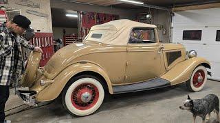 The big reveal.. unmasking the 1934 Ford.. did the paint match? 