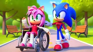 AMY & TAILS Please Wake Up! Don't Leave SONIC SPIDERMAN Alone!️| Sonic The Hedghog 3 Animation