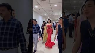 Danube Kangjam Miss Universe India 2024 in beautiful Red gown