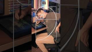 How artists use the GOLDEN RATIO #art #shorts