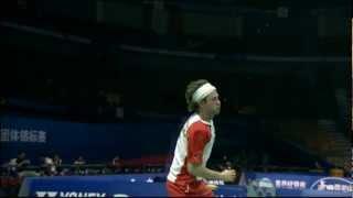 Group (Day 2) - Indonesia (D.H.Rumbaka) vs England (B.Beckman) - Thomas Cup 2012