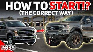 How To Start Your Truck BUILD?! From Stock to Lifted!