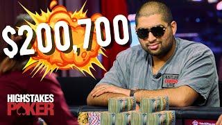 Sickest $200,700 Action! Nik Airball Blasts Off on High Stakes Poker!