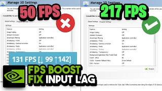 Nvidia Control Panel Best Settings For Gaming (INCREASE PERFORMANCE & Lower Input Lag)