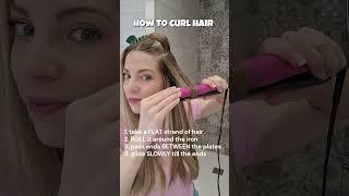 HOW TO EASY CURL  #hairstyle  #hairtutorial #curler #curls #curlyhair #howtocurlhair #hair #haircut