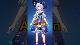 Archon Skins in Genshin!? #genshinimpact #genshin