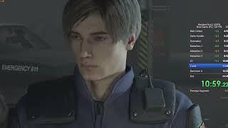 Resident Evil 2 (2019) Speedrun 54:11 - Leon A Standard 120 FPS