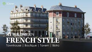 French Style Pack for BuildingGen plug-in | iClone