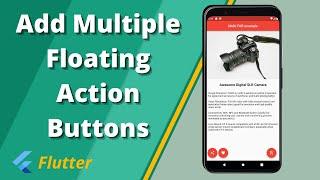 Flutter - Add Multiple Floating Action Buttons