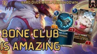 Bone Club Is AMAZING In This Bard Freljord Overwhelm Deck | Legends of Runeterra