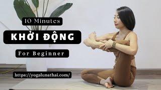 WARM-UP before practicing Yoga for beginners with Coach Luna Thai