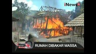 Ratusan warga rusak rumah pelaku pengeroyokan di Kab Dompu, NTB - iNews Malam 07/01