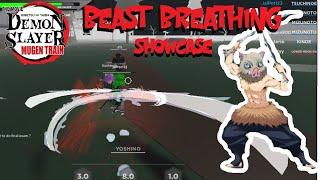 Beast Breathing Showcase In Ro-Slayer!! String Art Update!! - Roblox