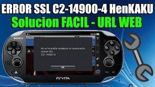 Error SSL C2 14900 4 PSVITA   SOLUCION FACIL