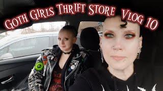 Goth Girls Thrift Store Vlog & Haul 10 | Madame Absinthe