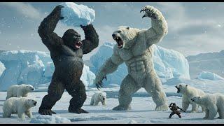 King Kong vs. Polar Bear Man: City Obliterated! (EPIC Monster Fight)