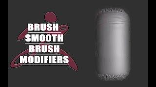 【ZBrush 2022】【memo】BRUSH: SMOOTH BRUSH MODIFIERS