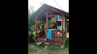 Беседка своими руками (плюс одна полка для беседки), часть 2 / Do it yourself summerhouse, part 2