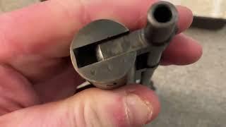 Shooting the English Webley Pre War MK1 .22 Air Pistol,