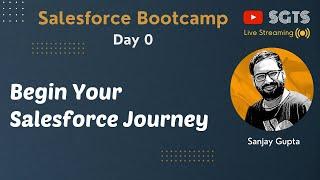 Day 0 | Know about your Salesforce Journey to become Associate, Admin, Developer, QA, BA with Sanjay