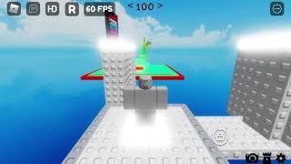 Roblox - No Jumping Difficulty Chart Obby | By Calau100 | How to do stage 100 legitimately |