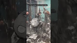 Gym Equipment Smashes Through Window in Shocking Accident