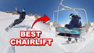 I Found the Best Chairlift in the World for Snowboarding