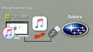 How to Put iTunes Music on your Subaru Car, Sync Songs from iTunes to Subaru Car