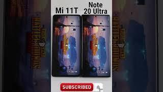 Mi 11T vs Note 20 Ultra PUBG TEST - Random Videos on Internet #PUBG_TEST