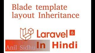 Laravel 6 tutorial in Hindi #18 Blade template layout Inheritance