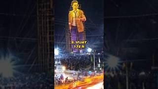 Famous South Actors biggest Cut Out  #thalapathyvijay #ajithkumar #suriya