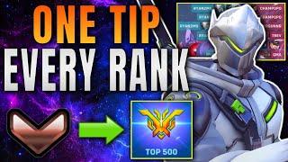 1 Tip for EVERY RANK in Overwatch 2 (FAST) | Bronze to Top 500 tips and tricks