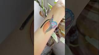 new  butterfly tattoo eye makeup on hand #shortsviral #eyemakeup #eyeshadow #youtubeshorts