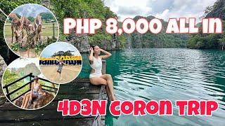 Php 8,000 All In 4D3N Coron Trip (Flight+Hotel+Food+Transpo+Tour)