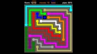 Flow Free 13x13 Levels 1-10 walkthrough Jumbo Pack iPad