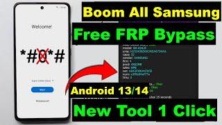 All Samsung FRP Bypass Android 13/14 New Security | Samsung FRP Unlock New Tool | No *#0*# Adb Fail