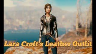 Lara Croft's Leather Outfit - CBBE Fallout 4 Xbox One/PC Mods