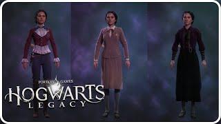 All 110 Female Outfits / Appearances / Suits Showcase Hogwarts Legacy