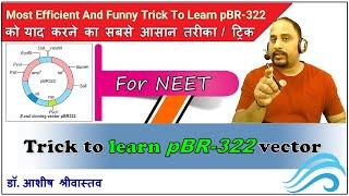 pBR-322 Tricks | Most Efficient And Funny Trick To Learn pBR-322 | Biotech NCERT Figure 11.4 Tricks