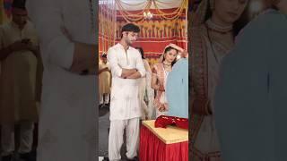 Dhartiputra nandini serial Akash nandini Pooja behind the scenes #serialtwister #shorts