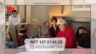 [SUB ESP| ENG| INDO] NCT 127 Instagram Live 27.01.23