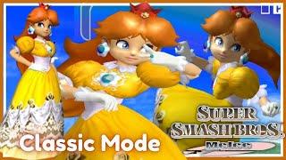  Super Smash Bros. Melee - Classic Mode | Daisy Gameplay 