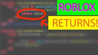 ROBLOX CODING TUTORIAL #5:  RETURNS!