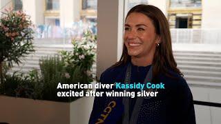 American diver Kassidy Cook excited after winning silver